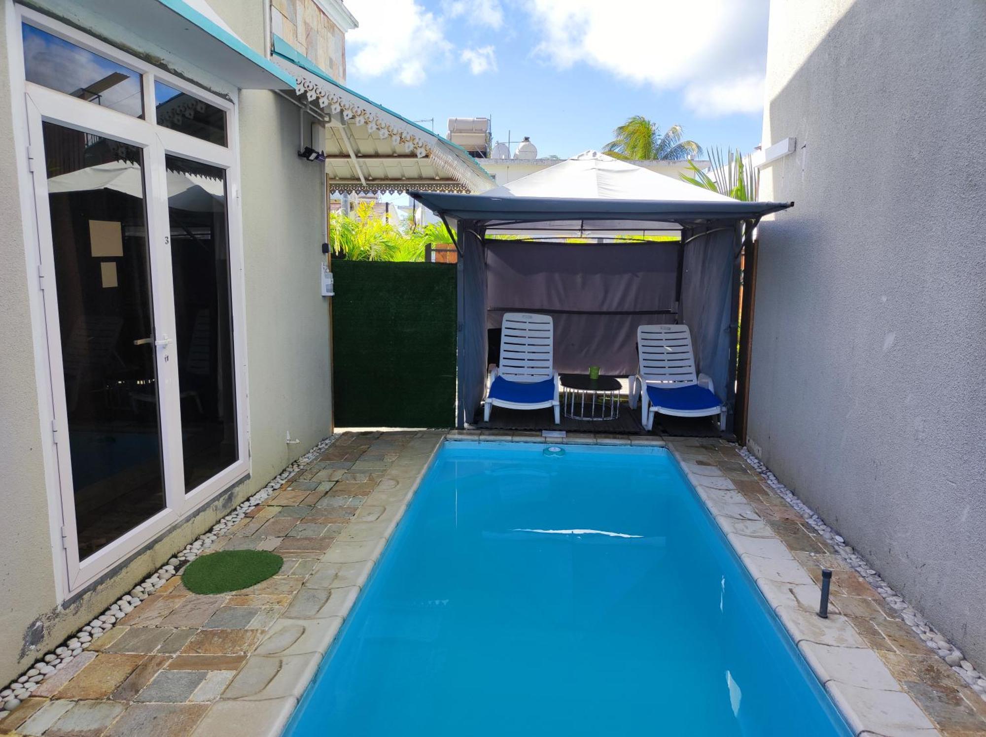 Piscines Privees Et Chauffees, Private Heated Pools Vila Grand Baie Exterior foto